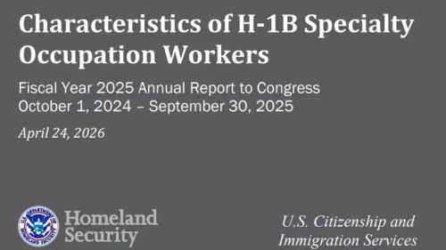 USCIS����2025����H-1B��ǩ���ݱ��棺˶��ռ��������70%��